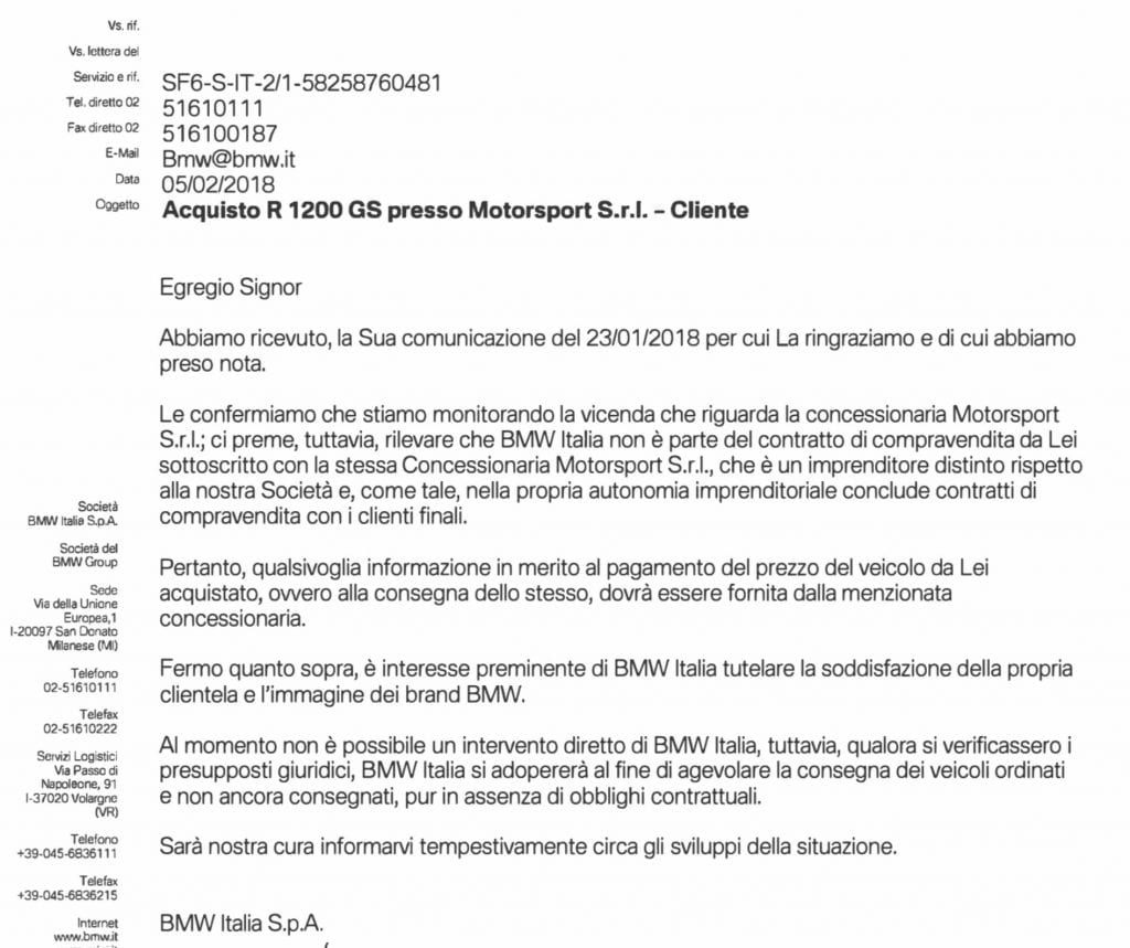 Lesclusiva Concessionaria Bmw Fa Crack La Rabbia Dei Clienti