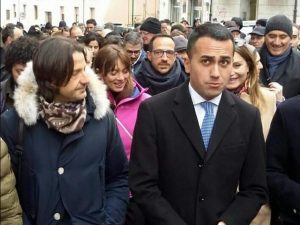 Salvatore Caiata e Luigi Di Maio, foto da Facebook