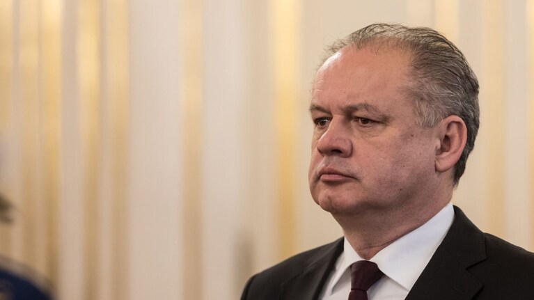 il Presidente slovacco Andrej Kiska