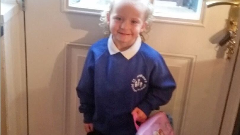 Indianna Maddison, 4 anni.
