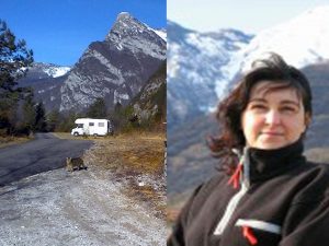 Sara e il suo camper.