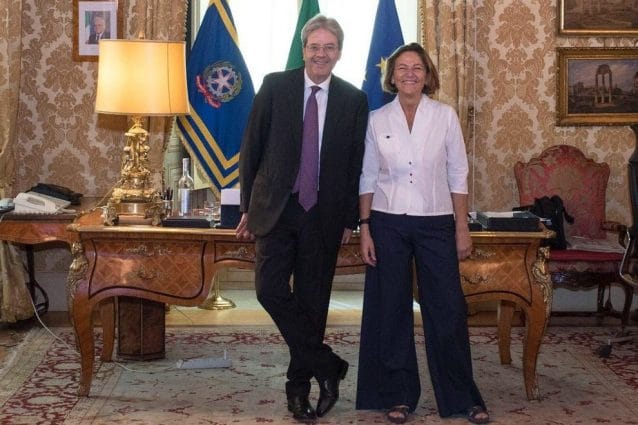 Foto: Twitter/Paolo Gentiloni