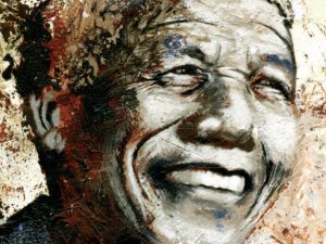 La copertina della graphic novel "Nelson Mandela. L'anima invincibile", pubblicata da Gribaudo.