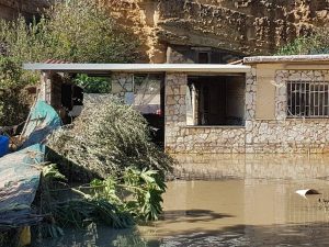 Il villino abusivo di Casteldaccia, dove sono morte 9 persone.