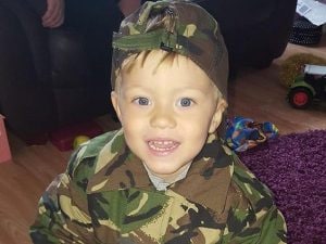 Sheldon Gary Farnell, 4 anni (Facebook).