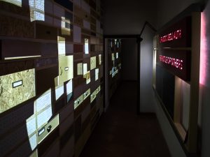 Una delle sale del museo di Pieve Santo Stefano (foto di ©LuigiBurroni, per gentile concessione del Piccolo museo del diario).