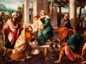 L'Adorazione dei Magi di Paolo Veronese (Museo Diocesano di Milano).