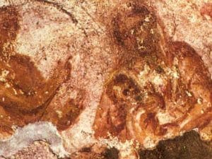 La prima Natività della storia risale al III secolo: si trova nelle catacombe di Priscilla, a Roma.
