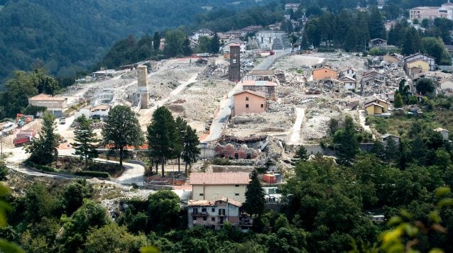 La città di Amatrice a due anni e mezzo dal terremoto del 24 agosto 2016