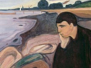 Edvard Munch "Malinconia" (1894).