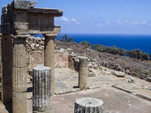 Il Parco Archeologico di Solunto, in Sicilia.