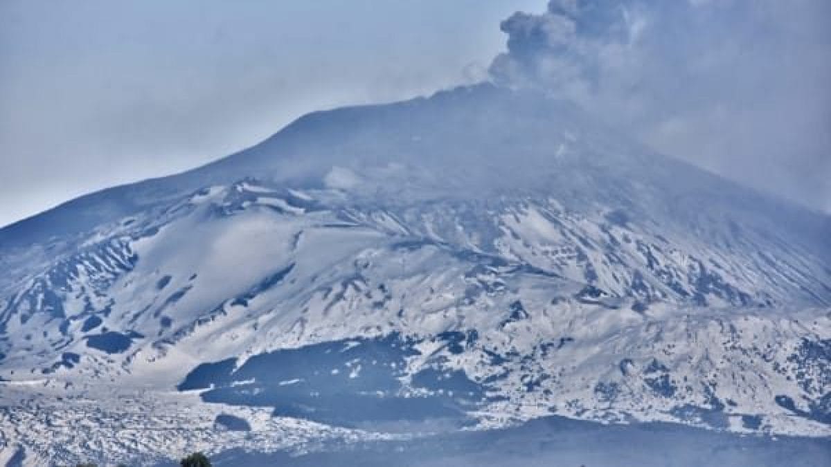 L’Etna questa mattina