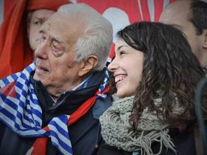 Il partigiano Moreno Cipriani e Giulia Romagnoli