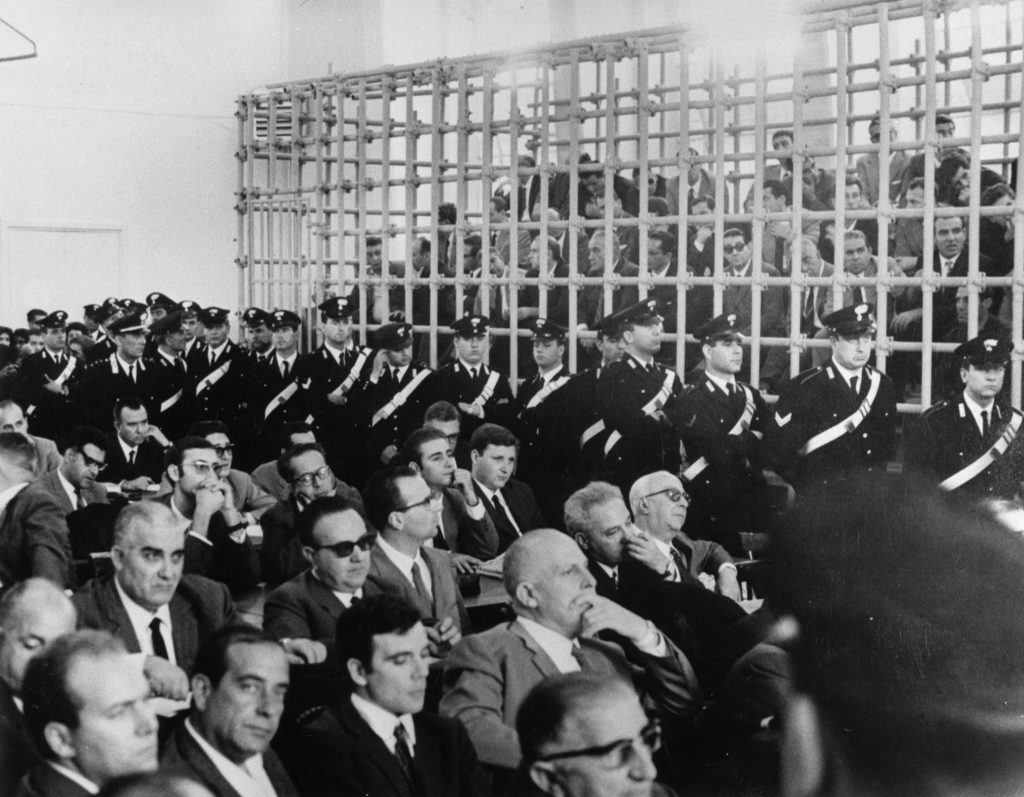 Processo di mafia negli anni Ottanta a Palermo