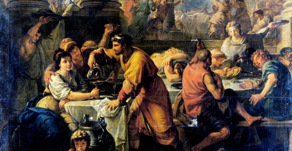L’antica origine del Carnevale: i Saturnali, in un dipinto di Antoine Callett.