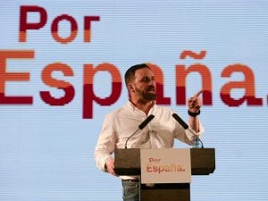 In foto: Santiago Abascal.