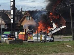 Aereo precipitato in Cile (Twitter).