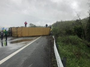 Incidente sull'A15 (Foto da PontremoliToday).