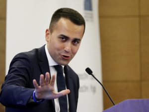 In foto: il vicepresidente del Consiglio, Luigi Di Maio.