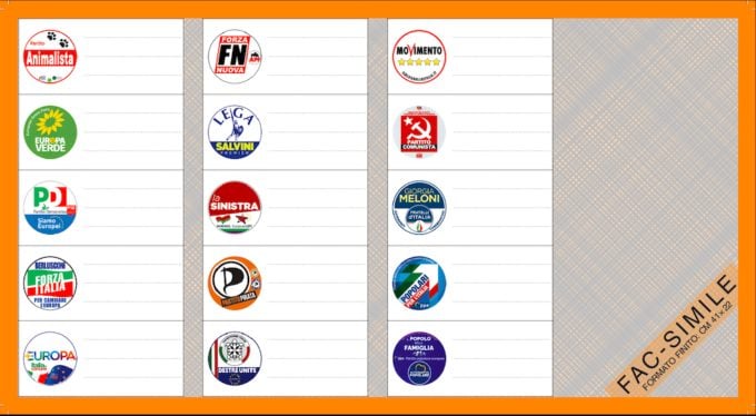 Elezioni europee, candidati e liste della circoscrizione Sud