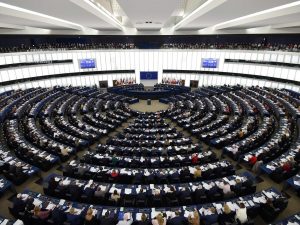 In foto: il Parlamento europeo a Strasburgo.