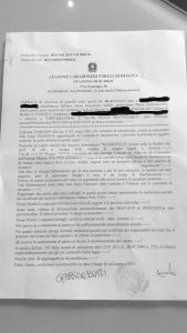La denuncia per diffamazione