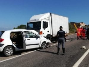 Incidente a Castelsardo (immagine da La Nuova Sardegna).