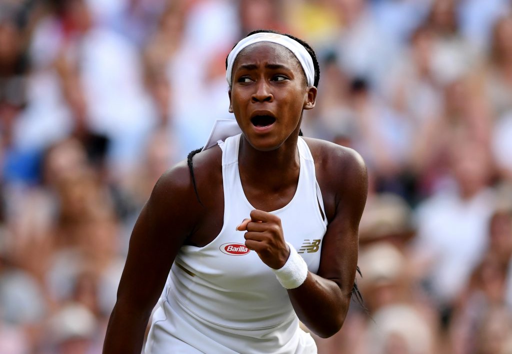 Coco Gauff è la più giovane giocatrice a qualificarsi per gli ottavi a Wimbledon dal 1991.