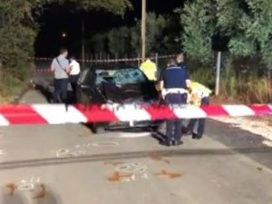 Foto dell'incidente da Il quotidiano italiano.