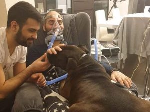 Paolo Palumbo insieme al fratello Rosario (Facebook).