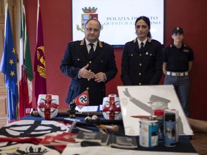 La conferenza stampa "Operazione Digos” dello scorso 20 giugno.