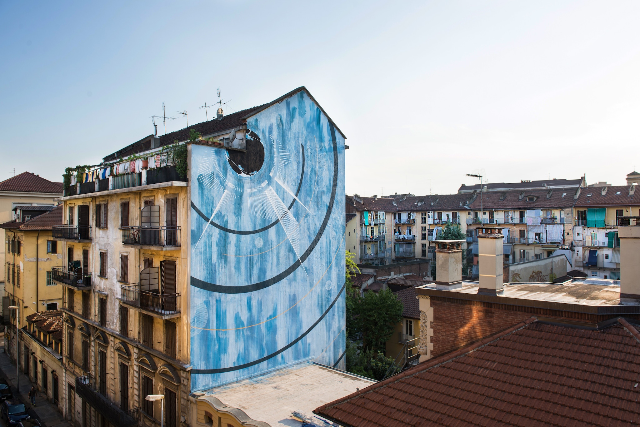 "Blu Cerebrale" di Corn79, uno degli artisti che hanno aderito al nuovo progetto di INWARD e Google Art & Culture.
