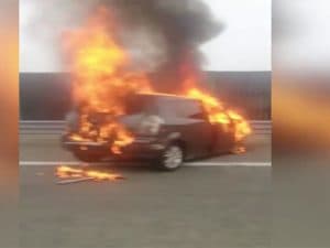 Incidente sulla Torino-Pinerolo (screen da Skytg24).