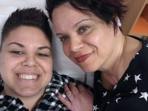 Federica e la mamma Teresa.