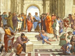La scuola di Atene, Raffaello (1510), Palazzo Apostolico del Vaticano.