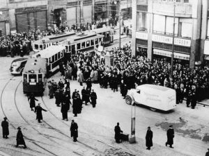 La manifestazione studentesca di Praga del 17 novembre 1939.