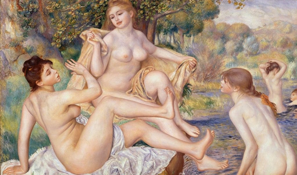 Pierre-Auguste Renoir, "Le grandi bagnanti" (1884-1887), Philadelphia Museum of Art.