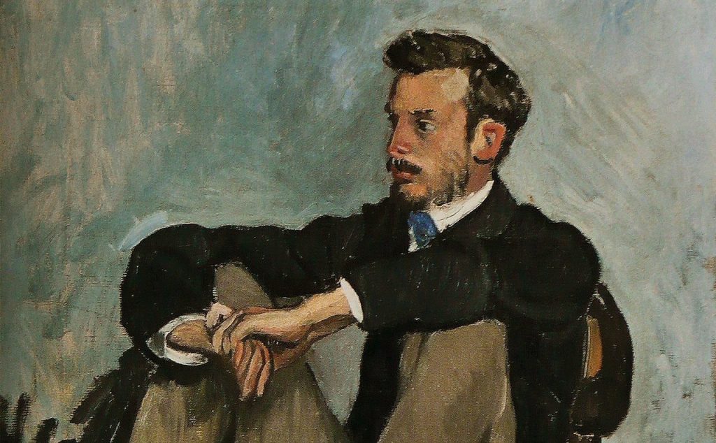Frédéric Bazille, "Ritratto di Pierre-Auguste Renoir" (1867), Musée Fabre, Montpellier.