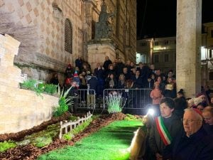 Presepe di Perugia (Facebook).