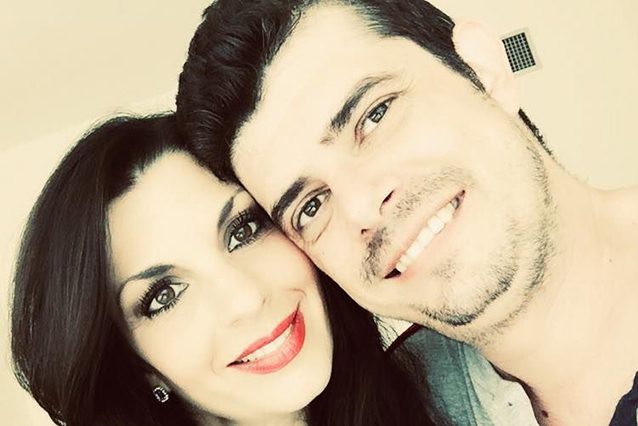 Domenico con la moglie Marianna (Facebook).