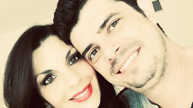 Domenico con la moglie Marianna (Facebook).