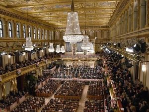 Il 1 gennaio 2020 si terrà il tradizionale Concerto di Capodanno nella Sala d'Oro della Musikverein di Vienna.