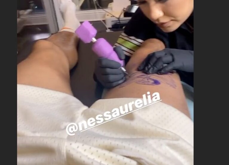 Il tatuaggio di Anthony Davis per Kobe Bryant