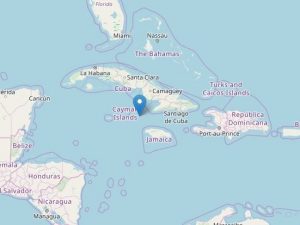 L'epicentro del terremoto nel Mar dei Caraibi
