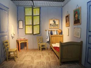 "La stanza ad Arles" di Van Gogh nella mostra multimediale Vincent Van Gogh Multimedia & Friends" a Parma