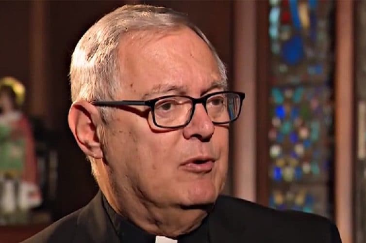 Thomas Tobin, vescovo di Providence (Screenshot WPRI via YouTube)