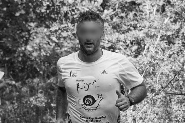 M.M. in una foto su Facebook.