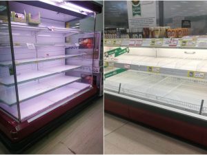 I supermercati presi d’assalto a Milano (Foto Fanpage.it)
