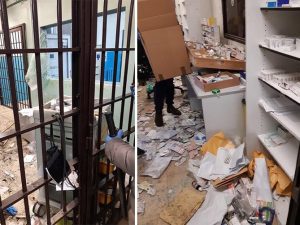 La devastazione all’interno del carcere di Modena dove sono morti 6 detenuti