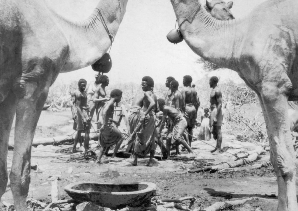 Confine tra la Somalia britannica e italiana nel 1935